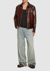 Acne Studios Laukwa Vintage Leather Jacket