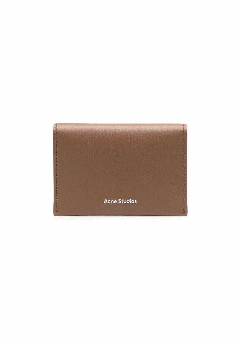 Acne Studios leather bifold card holder