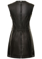 Acne Studios Leather Mini Dress