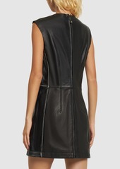 Acne Studios Leather Mini Dress