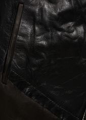 Acne Studios Leather Mini Skirt