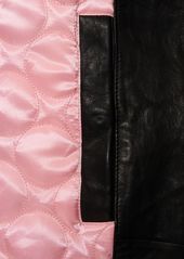 Acne Studios Liker Distressed Leather Jacket