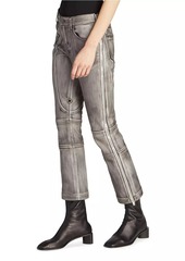 Acne Studios Livvie Leather Cropped Pants