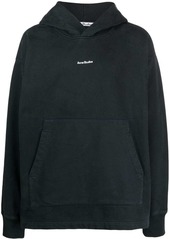 Acne Studios logo-print cotton hoodie