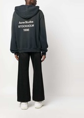 Acne Studios logo-print drop-shoulder hoodie