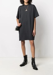 Acne Studios logo print T-shirt dress