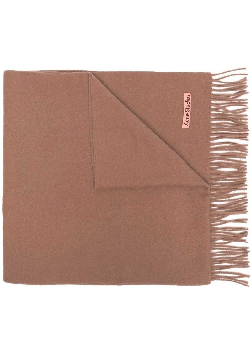 Acne Studios fringed wool scarf