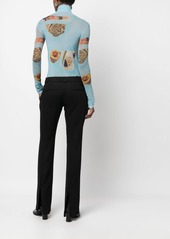 Acne Studios low-rise flared trousers