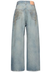 Acne Studios Penicillin Low Rise Denim Wide Jeans