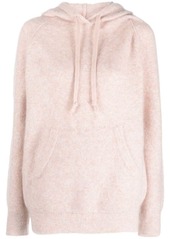 Acne Studios melange-effect wool-blend hoodie