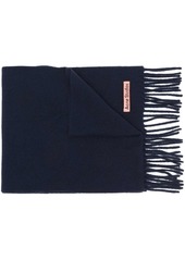 Acne Studios fringed wool scarf