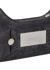 Acne Studios Micro Platt Crackle Leather Shoulder Bag