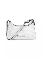 Acne Studios Micro Platt Metallic Crackle Leather Shoulder Bag