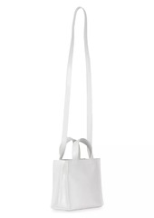 Acne Studios Mini Faux Leather Logo Shopper