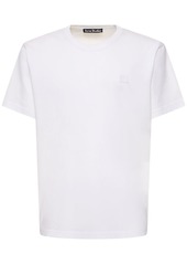 Acne Studios Nace Face Patch Cotton T-shirt