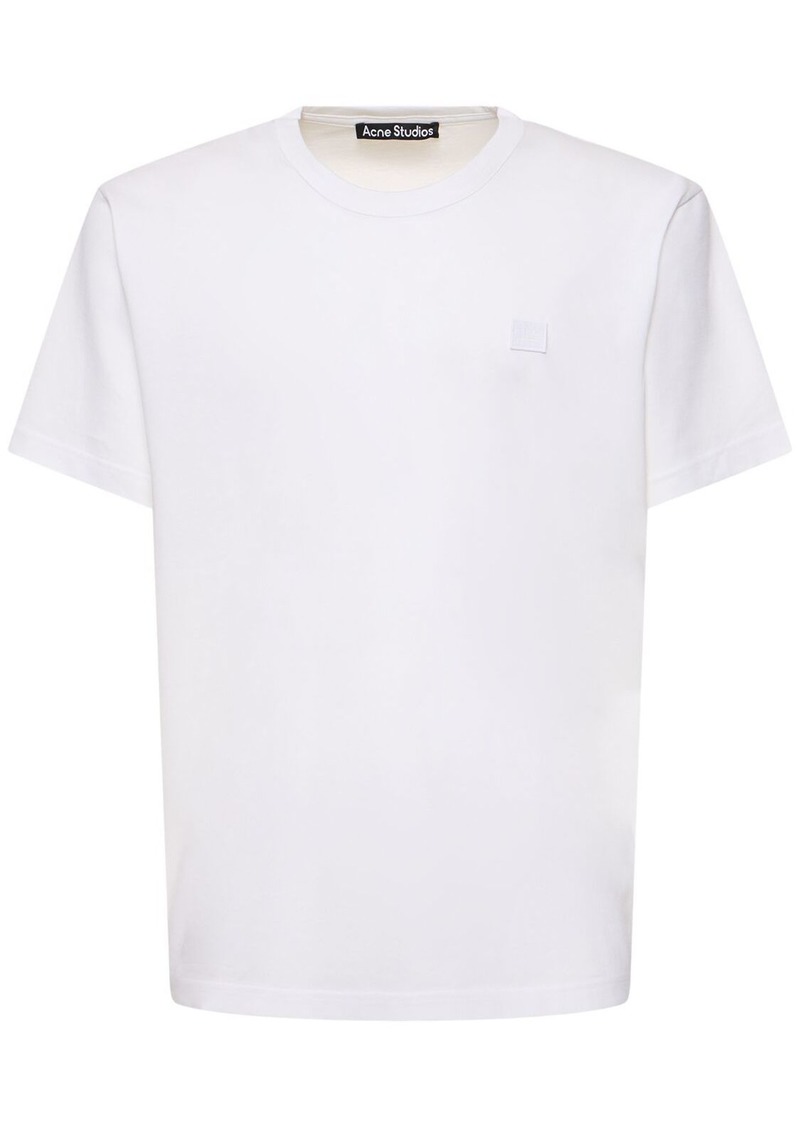 Acne Studios Nace Face Patch Cotton T-shirt