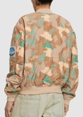 Acne Studios Oleary Camouflage Cotton Bomber Jacket