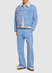 Acne Studios Palma Patch Logo Cotton Canvas Pants