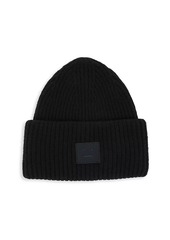 Acne Studios Unisex Pansy-N-Face Wool Beanie