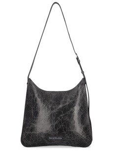 Acne Studios Platt Wrinkled Leather Shoulder Bag