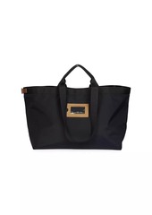 Acne Studios Post Ripstop Nylon & Suede Tote