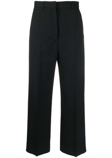 Acne Studios pressed-crease cropped-leg trousers