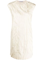 Acne Studios quilted silk shift dress