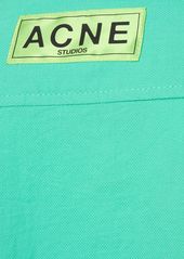 Acne Studios Setar Basket Weave Organic Cotton Shirt