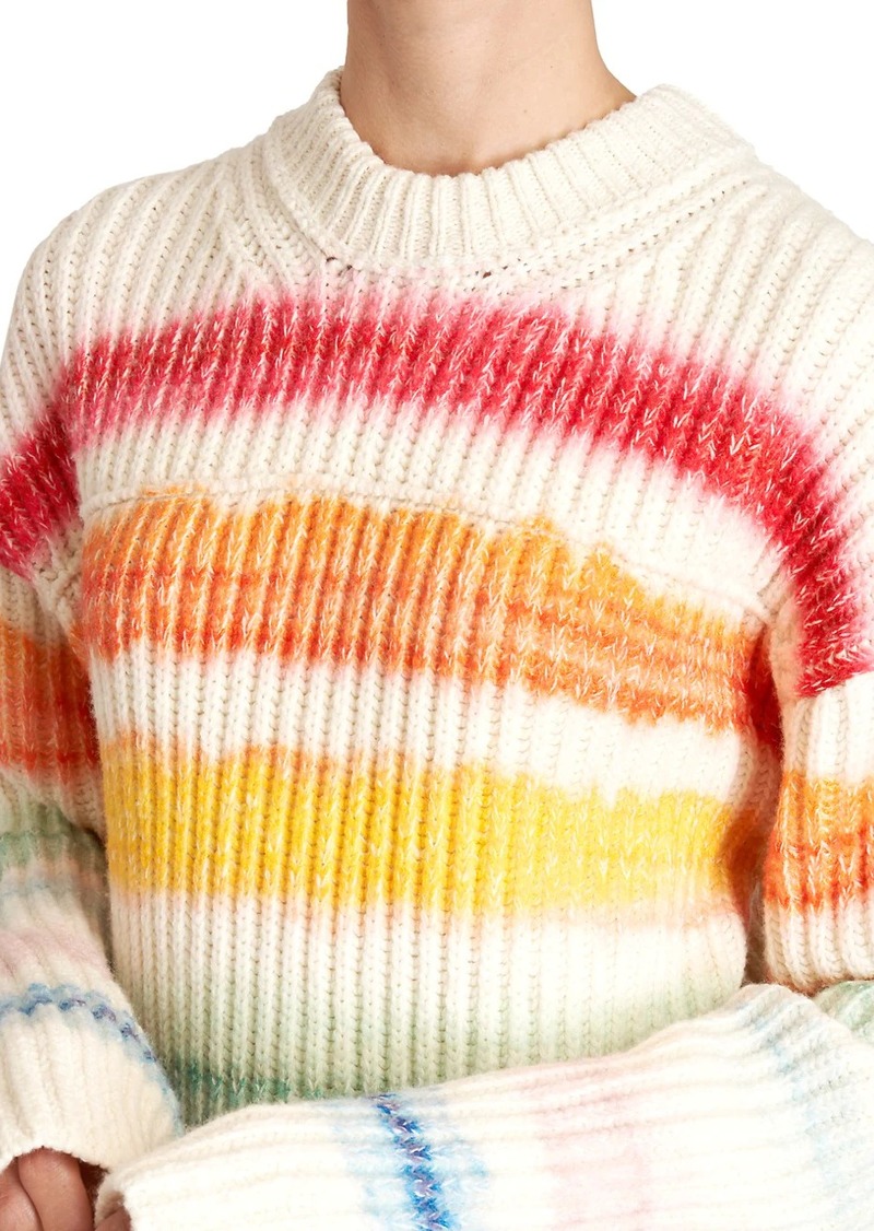 ACNE STUDIOS Oversized bouclé-knit cotton-blend sweater
