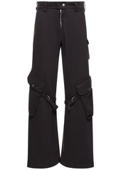 Acne Studios Potinal High Rise Denim Cargo Jeans