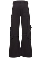 Acne Studios Potinal High Rise Denim Cargo Jeans