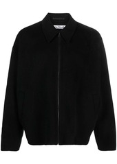 Acne Studios zip-up wool shirt jacket