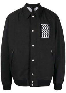 Acronym chest patch-detail bomber jacket