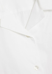 Adam Lippes - Pleated cotton-poplin shirt - White - US 4