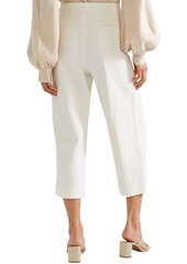 Adam Lippes - Pleated stretch-cady culottes - White - US 10