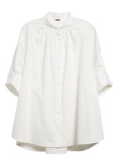Adam Lippes Cotton Poplin Button-Up Shirt