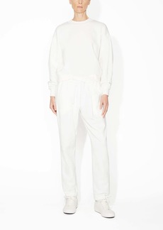 Adam Lippes Bonnie Pleated Joggers In French Terry