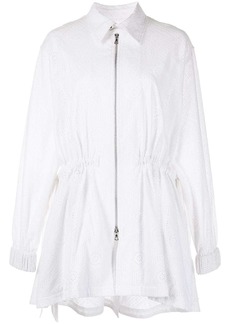 Adam Lippes broderie-anglaise zip-up jacket