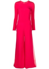 Adam Lippes flared long-sleeve jumpsuit