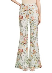 Adam Lippes Kennedy Floral Bootcut Pants