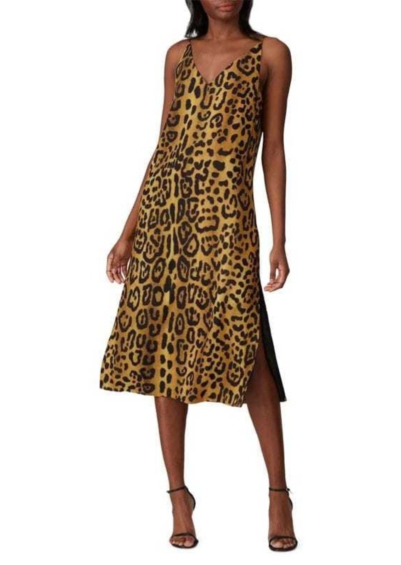 Adam Lippes Leopard Print Cami Midi Dress