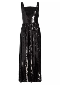 Adam Lippes Medici Sequin-Embroidered Dress