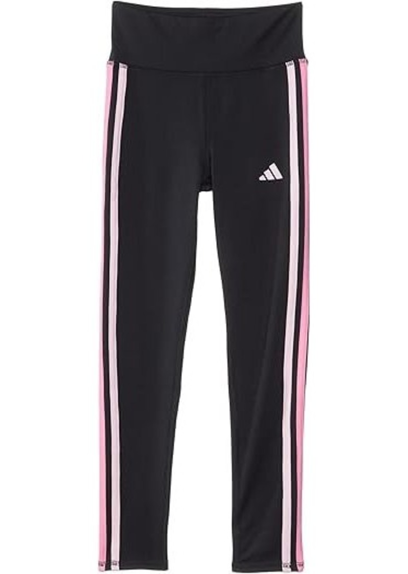 Adidas 3 Color Stripe Leggings (Big Kid)