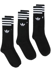 Adidas 3 pack Solid crew socks