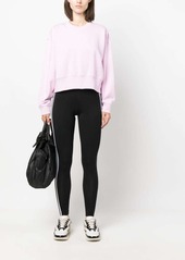 Adidas 3-Stripes stretch-cotton leggings