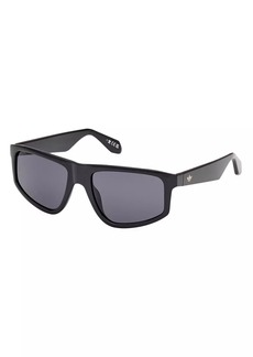 Adidas 55MM Rectangular Sunglasses