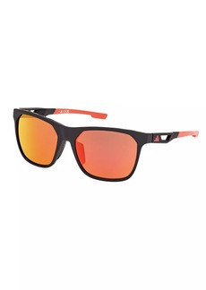 Adidas 55MM Square Sunglasses