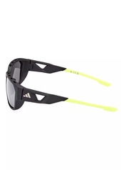 Adidas 58MM Rectangular Sunglasses