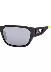 Adidas 58MM Rectangular Sunglasses