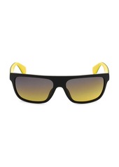 Adidas 59MM Injected Square Sunglasses